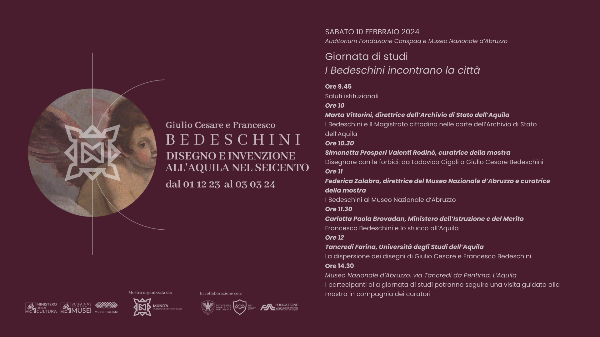 Giornata di studi "I Bedeschini incontrano la città"